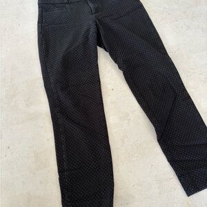Banana Republic Black Polka Dot Jeans